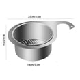 thumbnail image 2 of Kitchen Drain Filter with Advanced -Layer Mesh for Superior Food Waste 2PCS, 2 of 6