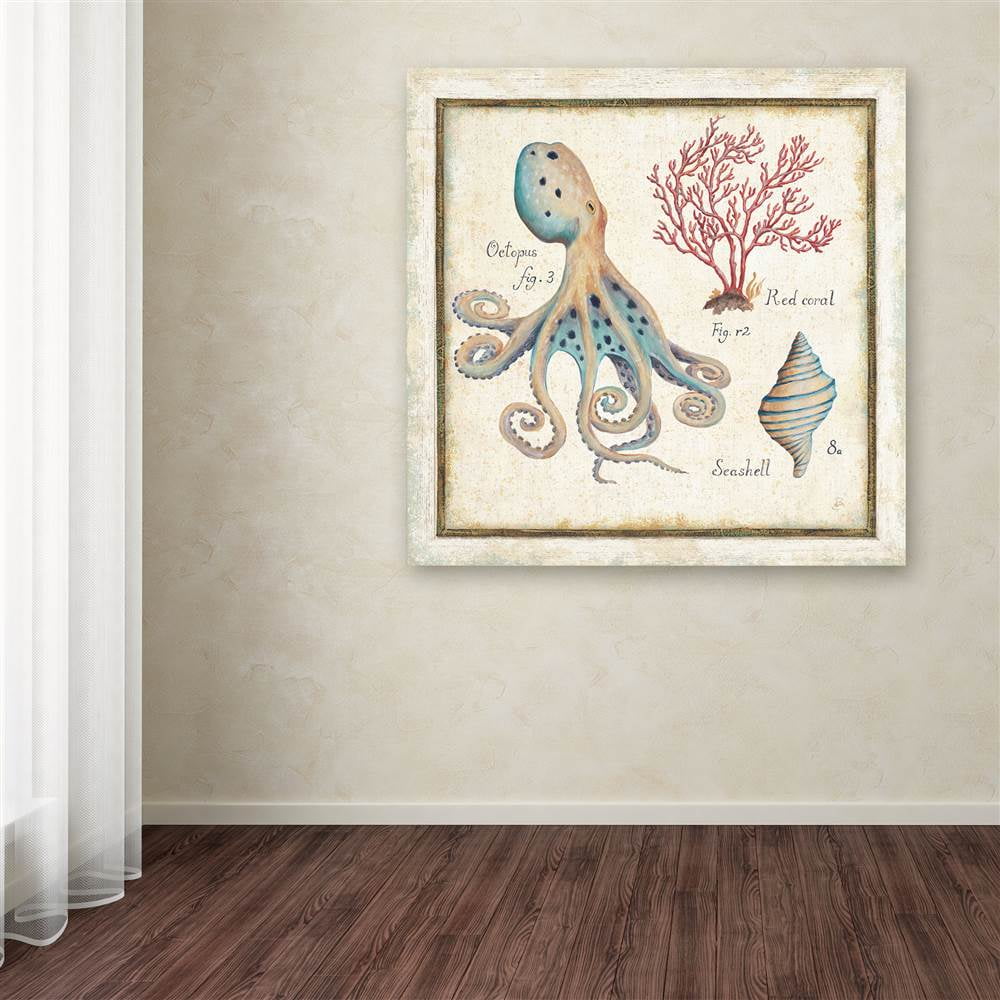 Trademark Fine Art "Oceanography I" Canvas Art by Daphne Brissonnet