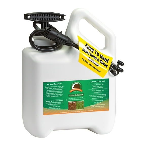 Just Scentsational Teinture pour Gazon Green Up Préchargée dans un Pulvérisateur à Pompe de 1 Gallon par Terre Nue