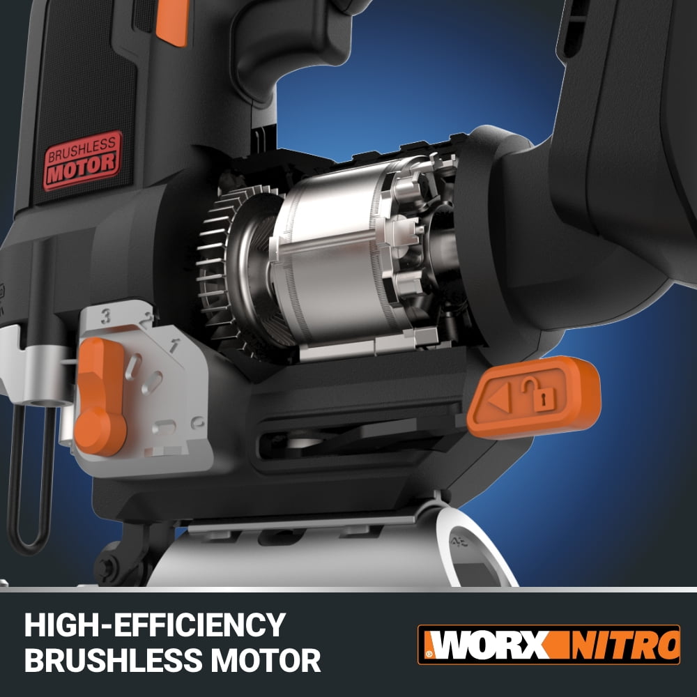 Worx Nitro WX542L.9 20V Power Share Cordless Jigsaw with Brushless Motor (Tool Only)