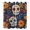 style-3, variant on Mexico Flower Skulls Day Of The Dead (95) 2 Panels Curtains for Bedroom Living Room Drapes Kitchen Window Curtain Home Decor