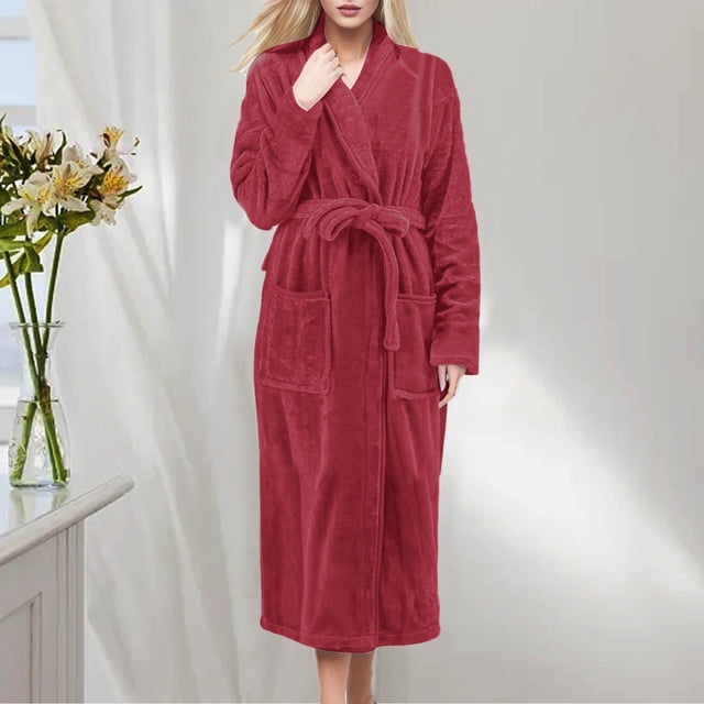 TINZ Robes For Women Ladies plus Size Robes with Pockets Women's Kimono Robe with Pockets Womens Wraps And Shawls with Pockets Dressing Gown Men for Work Long Satin Kimono Woman's Bathrobe Size 3x