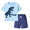 WMHLBST26A121, variant on 2-7T Toddler/Little Boys Dino ROAR Graphic 100% Cotton 2-Piece Outfit Set Size 4T