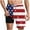 Red, variant on WAENQINLA Men's Fourth of July Swim Board Shorts Elastic Waist America USA Flag Beach Shorts Quick Dry Holiday Party Swim Trunks