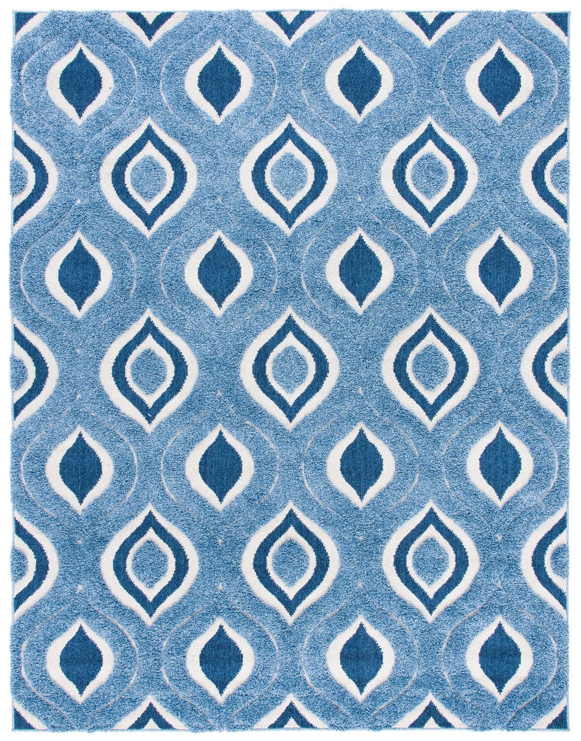 Safavieh Florida Declan Geometric Swirls Shag Area Rug