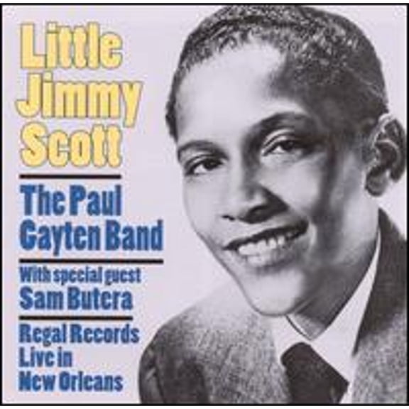 Pre-Owned Regal Records Live in New Orleans (CD 0022211217022) by Little Jimmy Scott w/ the Paul Gayten Band