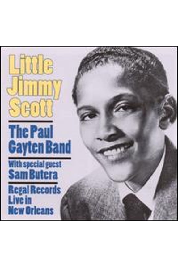 Pre-Owned Regal Records Live in New Orleans (CD 0022211217022) by Little Jimmy Scott w/ the Paul Gayten Band
