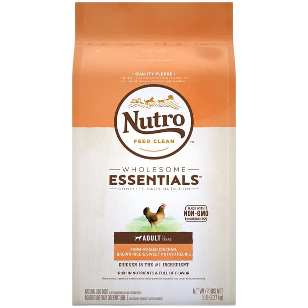 NUTRO WHOLESOME ESSENTIALS Adult Natural Dry Dog Food, FarmRaised