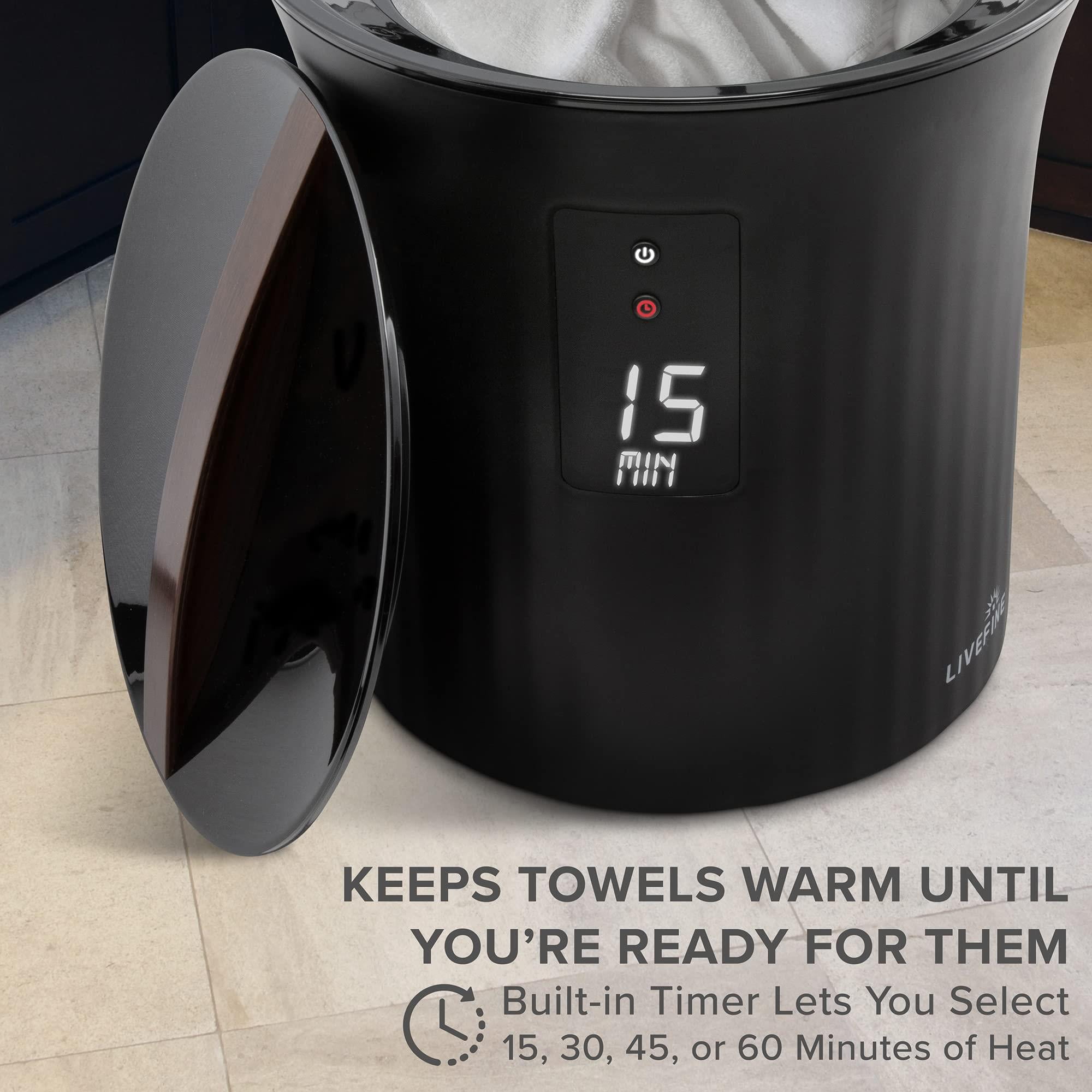 Live Fine Towel Warmer  Bucket Style Luxury Heater with LED