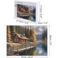 thumbnail image 2 of Lake House Puzzle 500 Pieces Jigsaw Puzzles for Adults,20"x15" Medium Difficulty Fun Jigsaw Puzzles for Family Party Holiday, 2 of 6