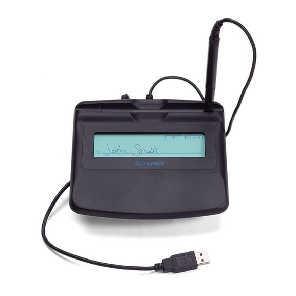 Tableta de firma Scriptel ST1571-6FT con retroiluminación LCD