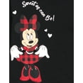 thumbnail image 2 of Disney Minnie Mouse Toddler Girls Fleece Skater Dress Black 2T, 2 of 3