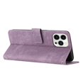 thumbnail image 4 of Leather For iPhone 13 Pro Max Flip Case with Card Holder Magnetic Closure Shockproof Kickstand Protective Retractable lanyard Phone Cases Cover,Purple,For iPhone 13 Pro Max, 4 of 9