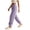 03-Purple, variant on Fleece Sleep Pants for Women Elastic Waist Fall Winter Thickened Warm Pajama Pants Plush Cozy Homewear Bottoms