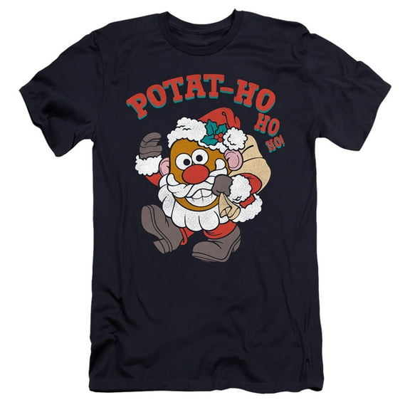 Mr Potato Head - Ho Ho Ho - Premium Slim Fit Short Sleeve Shirt - X-Large
