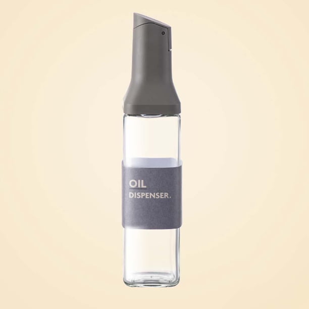 Botella dispensadora de aceite multiusos perfecl Botella de aceite vacía Gris oscuro