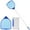 Blue, variant on Pool Skimmer Net with Pole, Heavy Duty Fine Mesh Pool Leaf Net, Telescopic Pole for Above Ground Pool, Spa, Hot Tub, 5-Section Detachable Aluminum Pole (1 Pack)