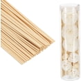 thumbnail image 1 of PATIKIL 20CM/8Inch Reed Diffuser Stick, 50 Pack Fiber Aroma Fragrance Refill Sticks Replacement with PET Bottle for Home Office Hotel Party Wedding, Wood, 1 of 7