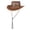 Beaver, variant on Stetson Men's Grand Canyon Mesh Covered Safari Hat (Beaver, Small)