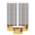 thumbnail image 2 of Coppetta 12 Ounce Dessert Cups, 200 Greaseproof Ice Cream Cups - Lids Sold Separately, For Hot And Cold Foods, Chocolate Drizzle Paper Yogurt Bowls, Disposable, Sturdy - Restaurantware, 2 of 4