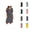 Dark Gray, variant on Nightgowns for Women Summer Lightweight Loose Fit Short Sleeve V Neck Sleep Shirts Pajama Dress Sleepwear