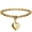 Gold A, variant on Women's Stainless Steel Initial Charm Bracelet Drop Engraved 26 Letters Initial Heart Bracelet Birthday Gifts Silver H