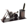 thumbnail image 2 of Metal Motorcycle Pen Holder Character Desk Display Organizer, 2 of 2