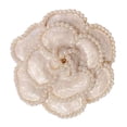 thumbnail image 2 of Flower Brooch Elegant Decorative Accessory Decor Ornament for Coat Suit Cover Up White, 2 of 12