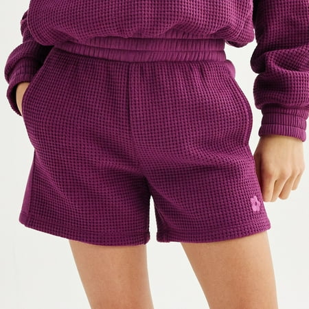 Girls 7-16 Limited Too Cozy Waffle Short Color: Purple Size: LARGE