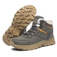 thumbnail image 2 of NOKIO Men'S Snowshoeing Fleece-Lined Boots Men'S Snow Boots Men'S High Top Snow Boots Fashion Casual Trainers Breathable Flat Casual Shoes Winter Padded Warm Men'S Boots Men'S Winter Hiking Boots, 2 of 5
