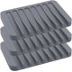 thumbnail image 1 of Juego de 3 jaboneras de silicona con flujo automático, jabonera de ducha para baño, cocina o viaje, gris ER, 1 of 5