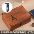 thumbnail image 2 of 2 Pcs T-Handle Hasp Rubber Flexible Draw Latch Elastic Shocks Absorption Buckle, 2 of 8