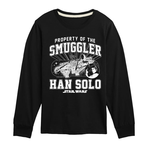 Star Wars - Property Of The Smuggler - Toddler And Youth Long Sleeve Tee