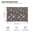thumbnail image 4 of Fotbe Pirate Skulls Reusable Cosmetic Bag Makeup Bag for Women Large Travel Cosmetic Pouch Girls' Make Up Organizer, 4 of 8