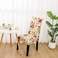 thumbnail image 2 of MJIAexp Chair Covers Set of 6, Stretch Chair Slipcovers Seat Protector Armless Removable Washable Elastic Universal Spandex Solid Chair Slip Covers for Home, Hotel, Banquet Multicolor Flowers, 2 of 7
