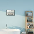 thumbnail image 2 of Stupell Industries Happiness is a Bubble Bath Quote Bathroom Tub Chick Framed Wall Art Design by Lori Deiter, 11" x 14", Black Framed, 2 of 8