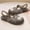 Black#, variant on Daqian Toddler Shoes Baby Girls Cute Jelly Colors Hollow Out Nonslip Soft Sole Beach Roman Sandals Toddler Girl Sandals