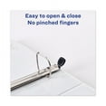 thumbnail image 4 of Framed View Heavy-Duty Binders, 3 Rings, 1.5" Capacity, 11 X 8.5, White | Bundle of 2 Each, 4 of 5