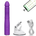 thumbnail image 1 of Xbonp APP Control Thrusting Vibrator Sex Toys with 3 Thrusting 9 Vibrating Modes Purple, 1 of 4