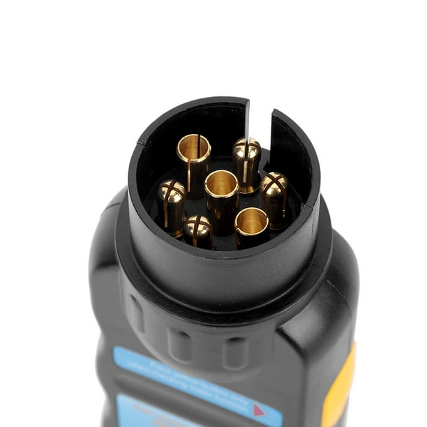 12 V 7 Pins Voiture Camion Remorque Plug Socket Testeur Circuit de Câblage  Lumière Test Outil De Voiture Accessoire 