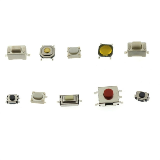 keepw 250 Pièces Véhicule Bouton-Poussoir Interrupteur Remplacement Commande Tactile Réparation