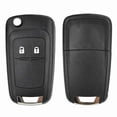 thumbnail image 2 of New 2/3B Rubber Flip Folding Remote Key Shell Fob Case for Chevrolet Aveo Cruze Sonic Malibu Car keys Accessories, 2 of 5