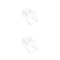 thumbnail image 1 of Cubierta de timbre Wosthever Universal exterior transparente Oficina restaurante Hotel 2piezas, 1 of 6