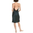 thumbnail image 2 of KIKI DE MONTPARNASSE womens  Lace Inset Silk Slip Dress, m, Navy, 2 of 3