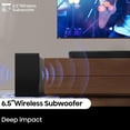 thumbnail image 7 of Restored Hisense 5.1 Ch Soundbar R652 with a total of 440W output, Rear Surround Speakers, 6.5” Wireless Subwoofer, Dolby Atmos and DTS Virtual X, Easy Connect, 7 of 7