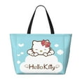 thumbnail image 2 of Hello Kitty Large Capacity Beach Travel Bag For Women Tote Bags Multi-Functional Handbag Shoulder Bag-STyle 4, 2 of 7