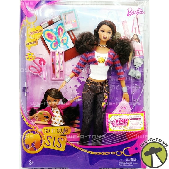 Barbie So In Style SIS Trichelle and Janessa Dolls 2009 Mattel P6915 NEW