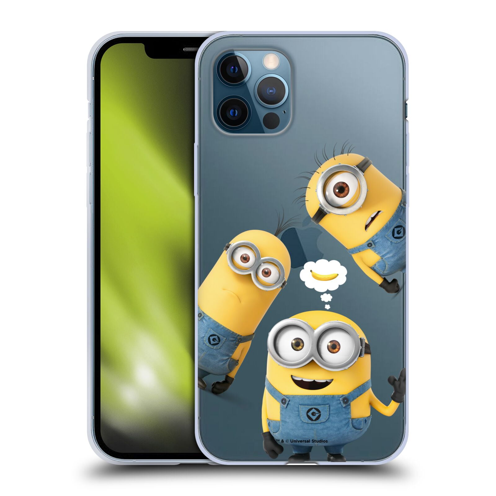 Head Case Designs Officially Licensed Despicable Me Funny Minions Banana Soft Gel Case Compatible with Apple 12 iPhone 12 Pro - Walmart.com