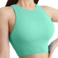 thumbnail image 5 of Ruyang Women's Vests Summer Tank Tops for Women Women’s Square Neck Seamless Sleeveless Cropped Tank Yoga Crop Tops Loose Fit Work Blouses Shirts, 5 of 5