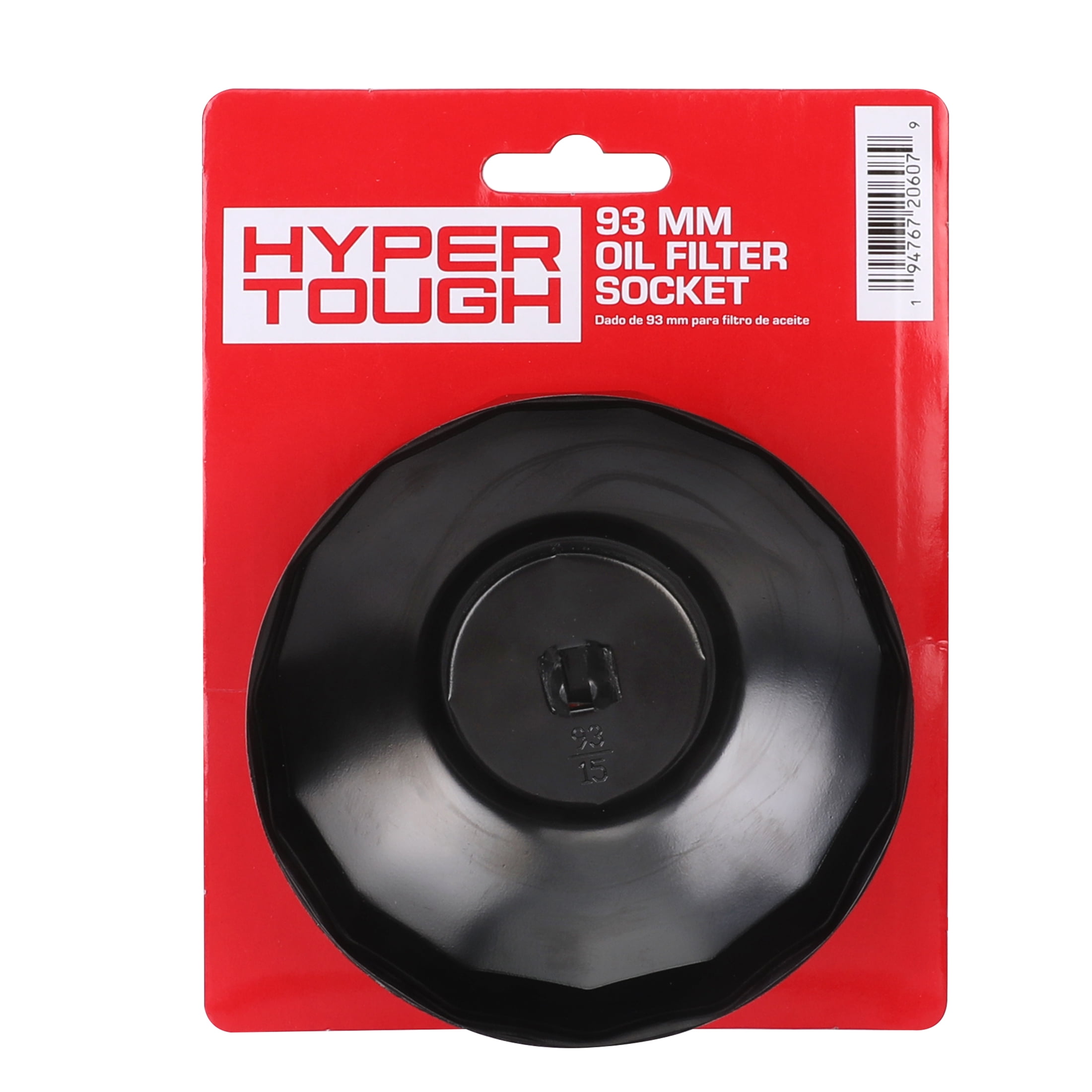 Hyper Tough, Oil Filter "D" Cap Wrench, 93mm
